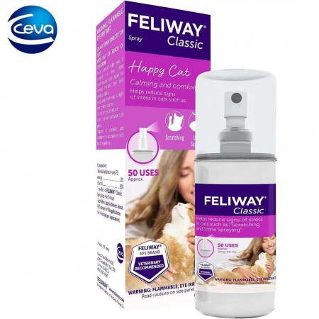 Ceva Feliway Classiс Spray АНТИСТРЕС модулятор поведінки для котів 60 мл (66227)